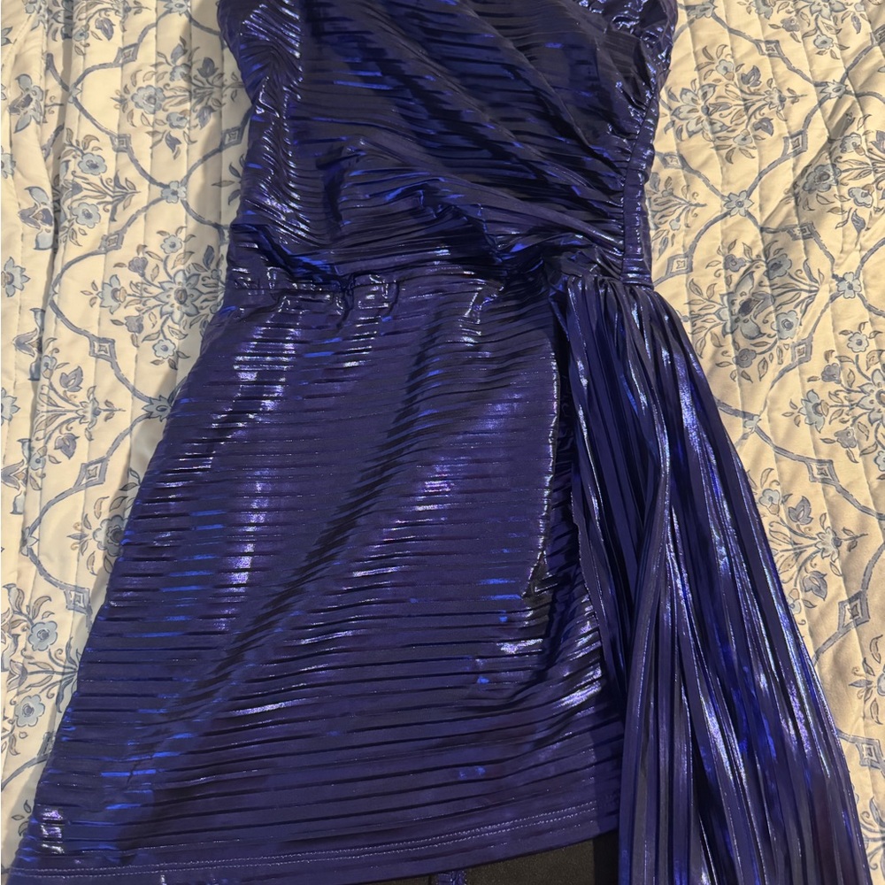 Elegant Blue Women's Dress